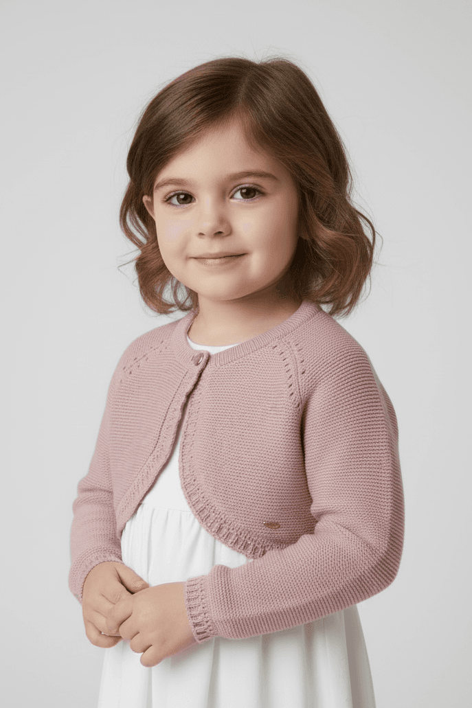 Cardigan bolerino basico tricot neonata Mayoral rosato Mayoral Rosato