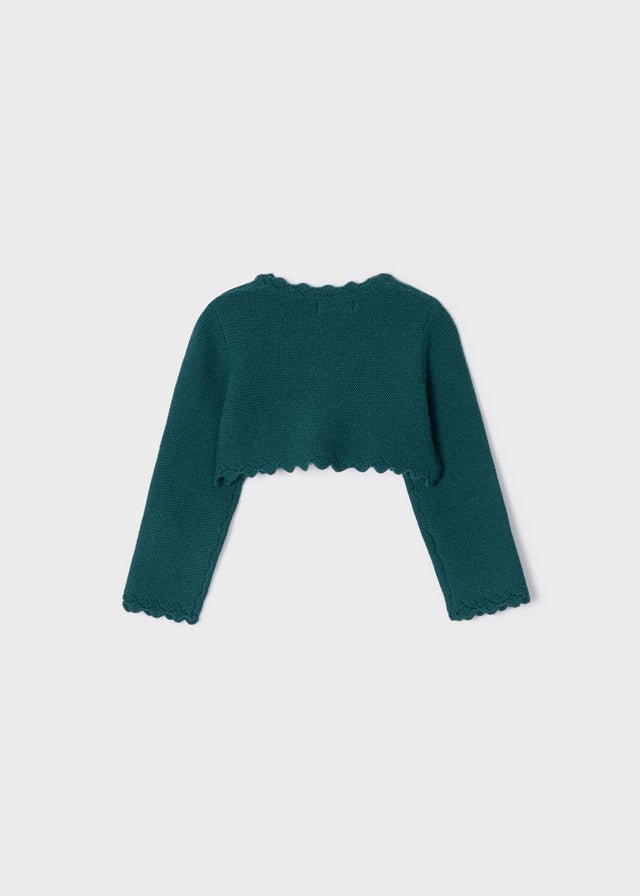 Cardigan coprispalle neonata Mayoral verde pino - ErreGiModaBimbo