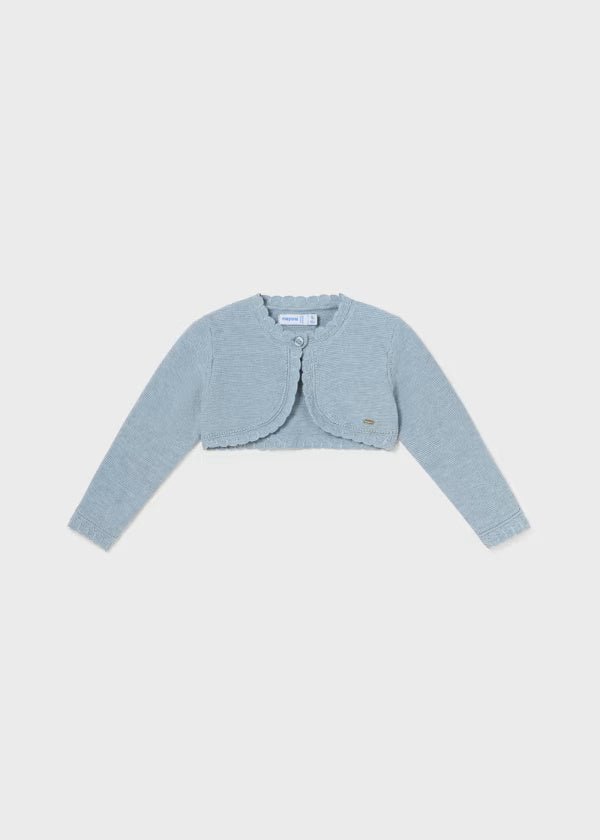 Cardigan coprispalle tricot neonata Mayoral azzurro - ErreGiModaBimbo