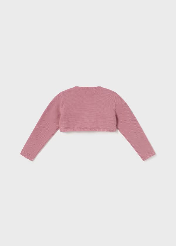 Cardigan coprispalle tricot neonata Mayoral rosa scuro - ErreGiModaBimbo