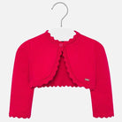 Cardigan neonata Mayoral Basica con merletto Fragola - ErreGiModaBimbo