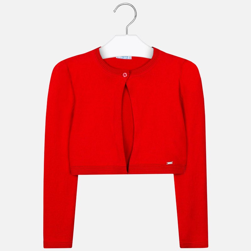 Cardigan rosso bambina Mayoral - ErreGiModaBimbo