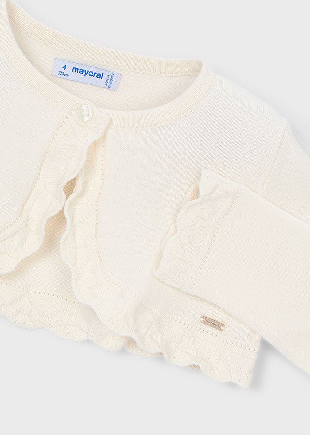 Cardigan tricot bambina Mayoral - Panna Mayoral 2 Anni 92cm