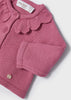 Cardigan tricot lampone con calzamglia neonata Mayoral Newborn - ErreGiModaBimbo