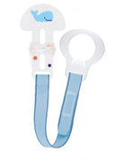 Clip & Cover Porta Ciuccio azzurro con nuvola e stelle