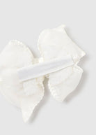 Cerchietto fascetta elasticizzata con fermaglio fiocco neonata Mayoral Newborn panna Mayoral