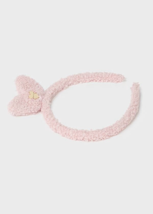 Cerchietto riccio teddy neonata Mayoral rosa - ErreGiModaBimbo
