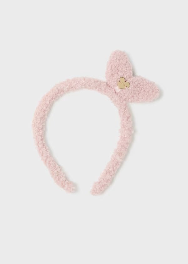 Cerchietto riccio teddy neonata Mayoral rosa - ErreGiModaBimbo
