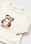 Completo 2 pezzi salopette velluto neonato Mayoral tema orsetto - ErreGiModaBimbo