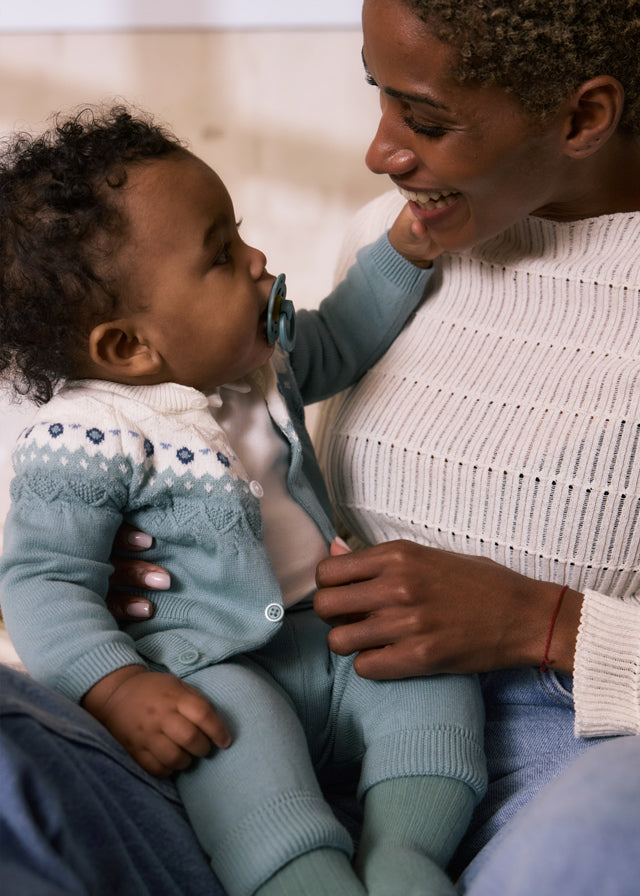 Completo pezzi in filo di caldo cotone neonato Mayoral Newborn