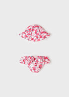 Completo costume da bagno neonata Mayoral floreale fuscia - ErreGiModaBimbo