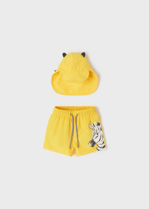 Completo costume da bagno neonato Mayoral giallo zebra - ErreGiModaBimbo