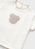 Completo filo di cotone neonato Mayoral panna orsetto beige - ErreGiModaBimbo