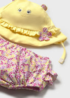 Completo mare costume e cappello neonata Mayoral Newborn giallo multicolor Mayoral 0-1 Mesi 55cm