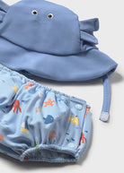 Completo mare costume e cappello neonato Mayoral Newborn azzurro marino Mayoral 0-1 Mesi 55cm