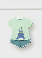 Completo neonato Mayoral Newborn ippopotamo verde Mayoral 0-1 Mesi 55cm