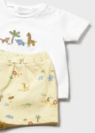Completo neonato Mayoral Newborn safari giallo bianco o giallo e beige Mayoral 0-1 Mesi 55cm