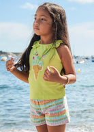 Completo shorts e maglietta gelato bambina Mayoral cefro multicolor Mayoral Citronella