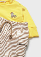 Completo tuta manica lunga neonato Mayoral Newborn Safari beige o giallo Mayoral 0-1 Mesi 55cm