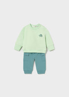 Completo tuta manica lunga neonato Mayoral Newborn verde o bianco Mayoral 0-1 Mesi 55cm