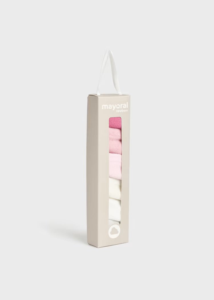Confezione Set 6 paia calzini neonato Mayoral Newborn tulipano - ErreGiModaBimbo