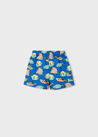 Costume bermuda bambino pesci Mayoral, stampa di pesci colorati, tessuto in poliestere, perfetto per mare e piscina