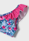 Costume da bagno 2 pezzi  bambina Mayoral floreale azzurro rosa