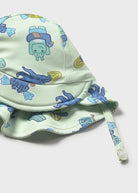 Costume mare intero con cappello protezione solare neonato Mayoral Newborn animali verde Mayoral 0-1 Mesi 55cm