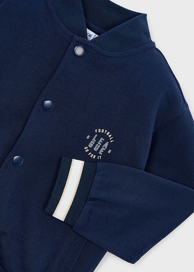Felpa baseball bomber bambino Mayoral in blu marino Mayoral 2 Anni 92cm