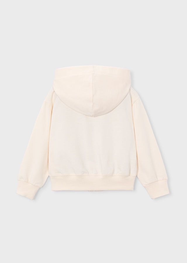 Retro felpa bambina Mayoral colore cecio