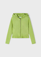 Giacca a coste viscosa LENZING™ ECOVERO™ bambina Mayoral verde kiwi - ErreGiModaBimbo
