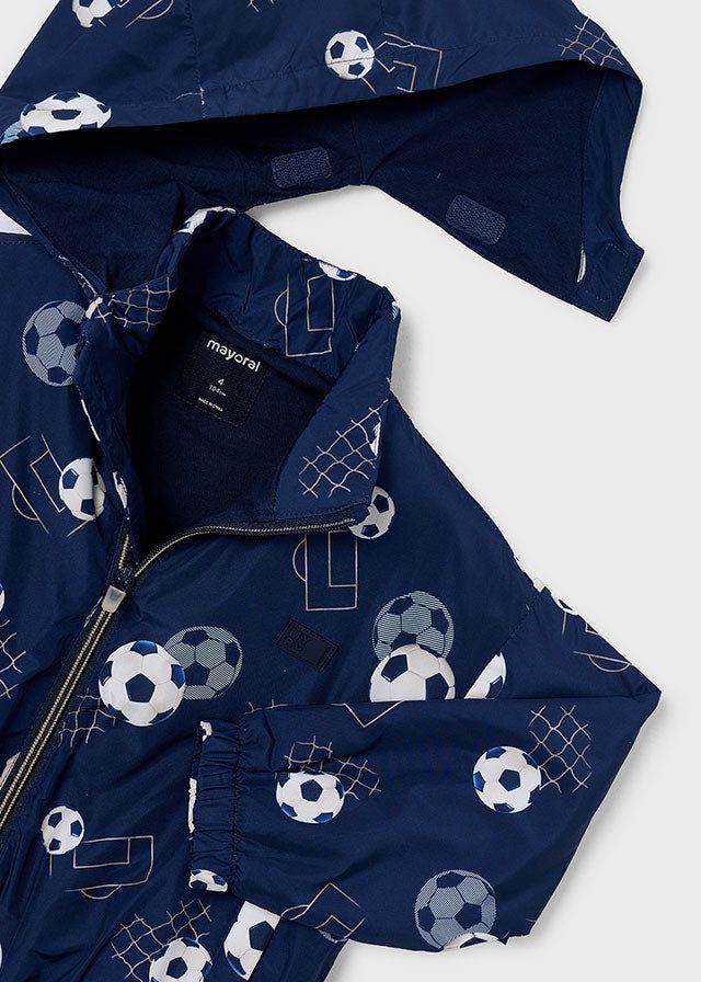 Giacca a vento bambino Mayoral - Stampa palloni calcio Mayoral 2 Anni 92cm
