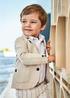 Giacca modello americana in lino neonato Mayoral beige - ErreGiModaBimbo