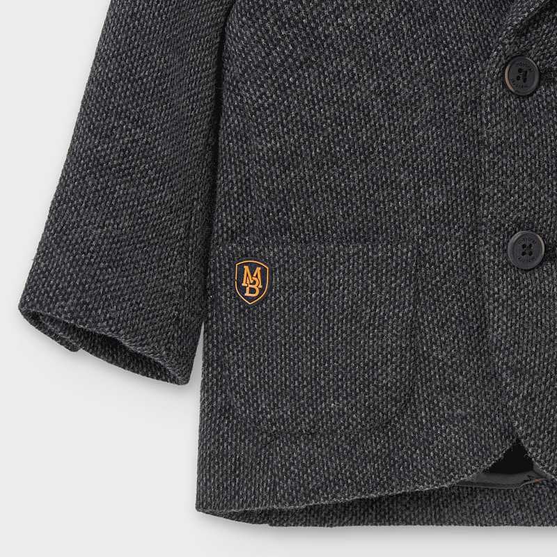 Giacca neonato Mayoral scollo a V colore grigio - ErreGiModaBimbo