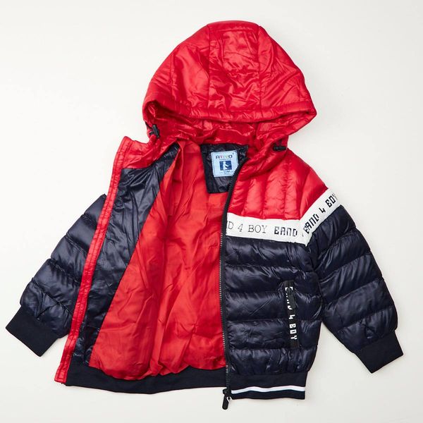 Giubbino neonato brand Ativo invernale bicolor Rosso - ErreGiModaBimbo