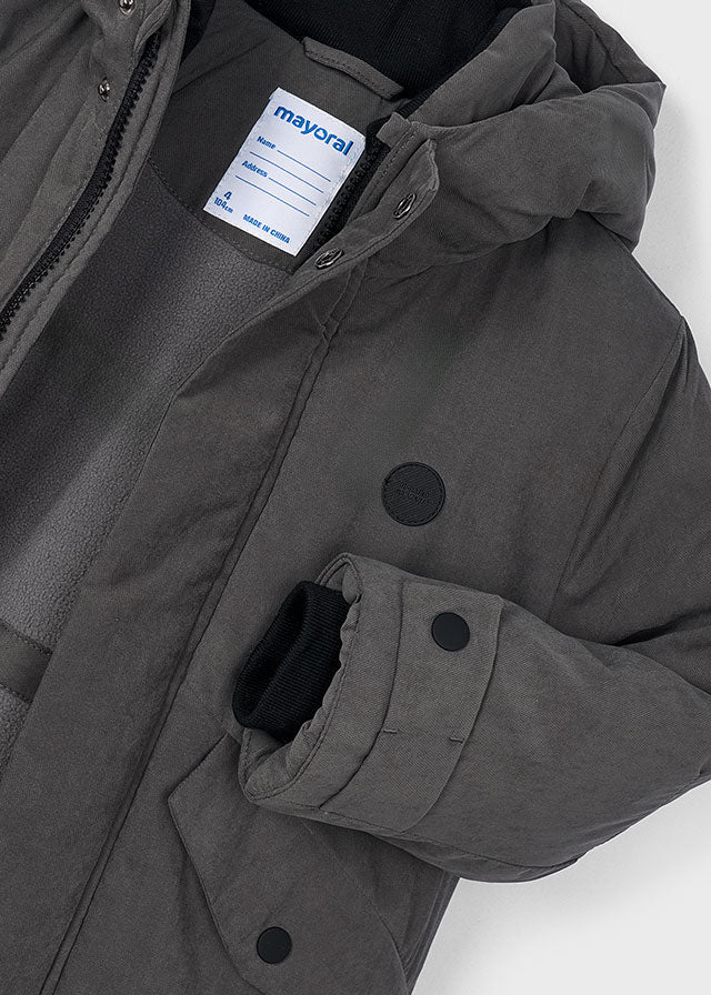 Giubbino parka bambino Mayoral grigio lavagna Mayoral 2 Anni 92cm