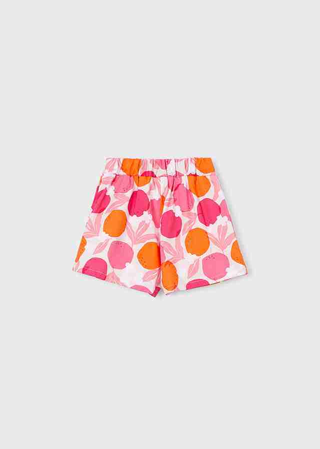 Gonna pantalone bambina Mayoral con fantasia geranio e arancio Mayoral 2 Anni 92cm