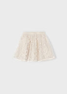 Gonna tulle fantasia bambina Mayoral panna - ErreGiModaBimbo
