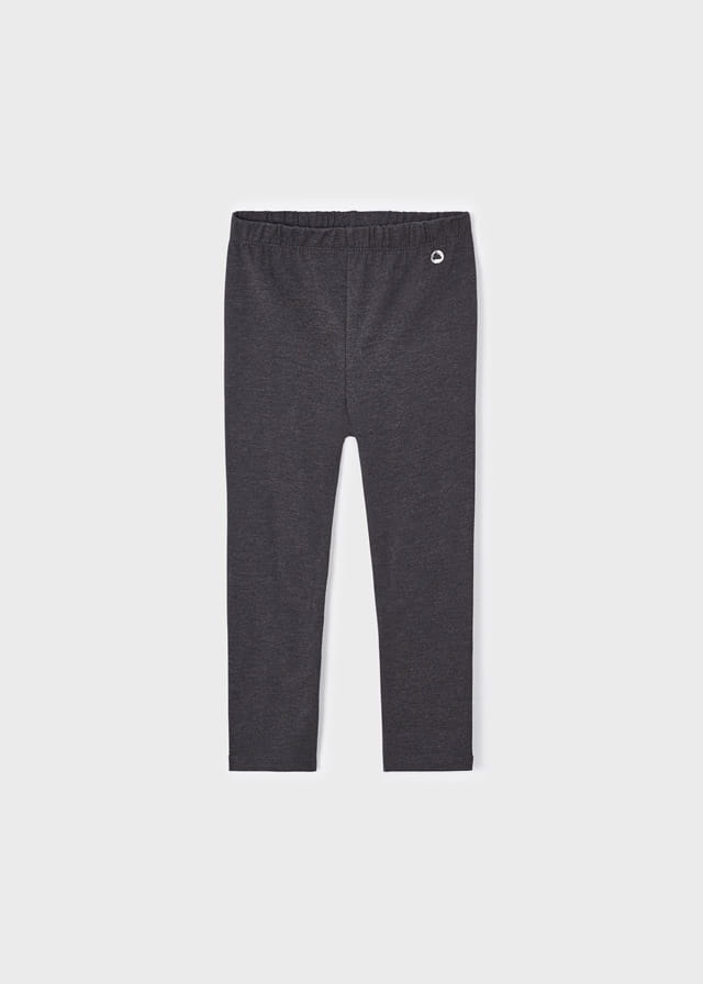 Leggings bambina Mayoral basic caldo cotone grigio piombo - ErreGiModaBimbo