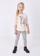 Leggings bambina Mayoral stampato cecio macchie - ErreGiModaBimbo