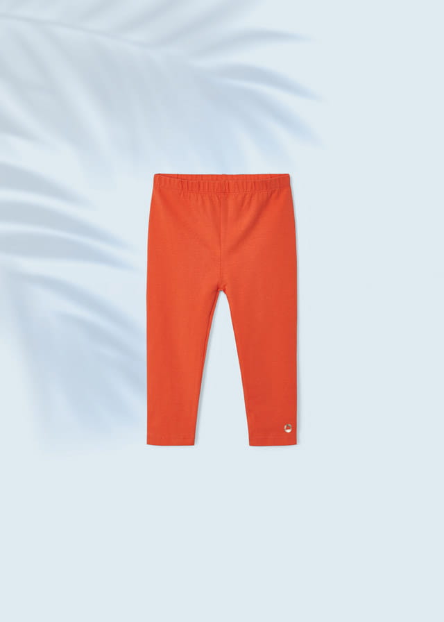 Leggings basico 3/4 corto bambina Mayoral arancio - ErreGiModaBimbo