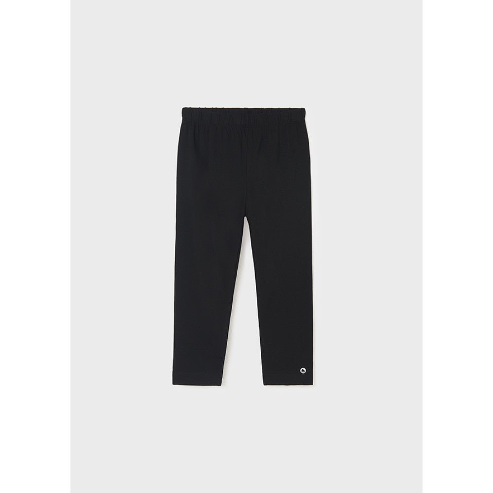 Leggings corto basico ragazza Mayoral nero - ErreGiModaBimbo