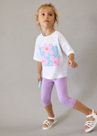 Leggings bambina 3/4 Mayoral in colore lilla Mayoral 2 Anni 92cm