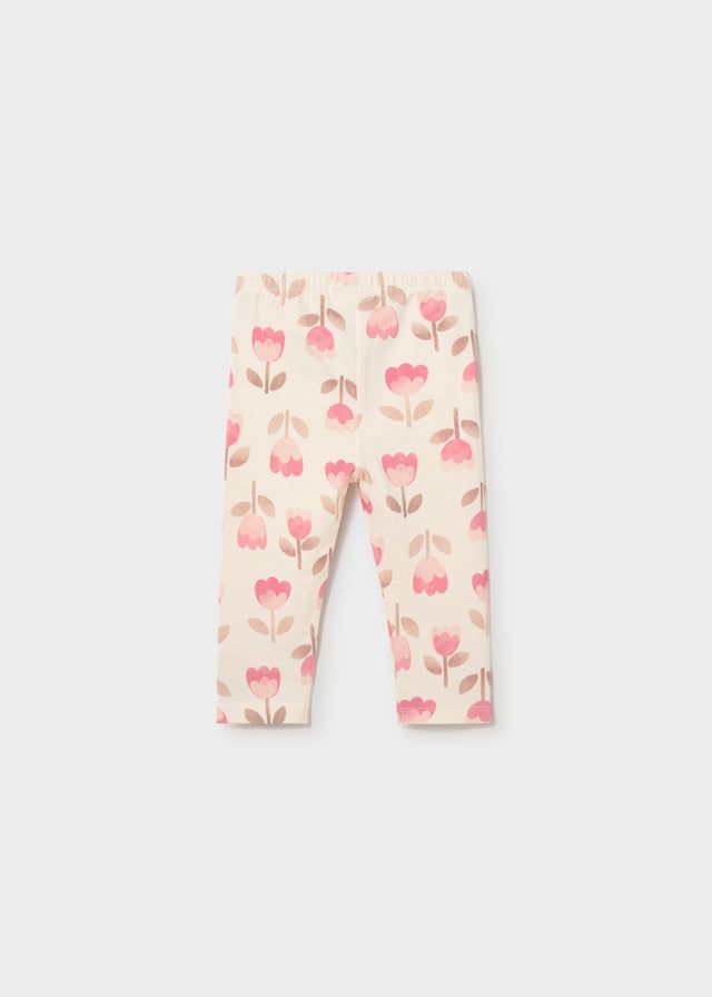 Leggings neonata tulipani rosa Mayoral Mayoral 6 Mesi 68cm