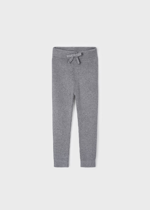 Leggings viscosa costine bambina Mayoral grigio - ErreGiModaBimbo