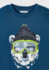 Maglietta interattiva lenticolare bambino Mayoral orso bianco - ErreGiModaBimbo
