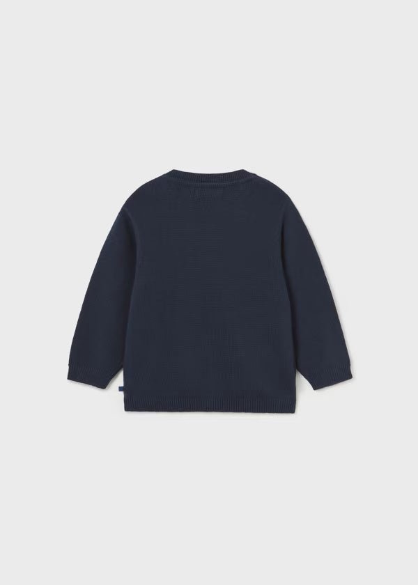 Maglioncino basico neonato Mayoral blu - ErreGiModaBimbo