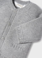 Maglioncino cardigan neonato Mayoral Newborn grigio - ErreGiModaBimbo