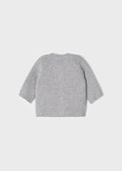 Maglioncino cardigan neonato Mayoral Newborn grigio - ErreGiModaBimbo