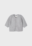 Maglioncino cardigan neonato Mayoral Newborn grigio - ErreGiModaBimbo